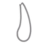 22 Stainless Steel Gun Metal IP Plated 7.5mm Curb Chain